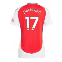 Maglie da calcio Arsenal Oleksandr Zinchenko #17 Prima Maglia Femminile 2024-25 Manica Corta